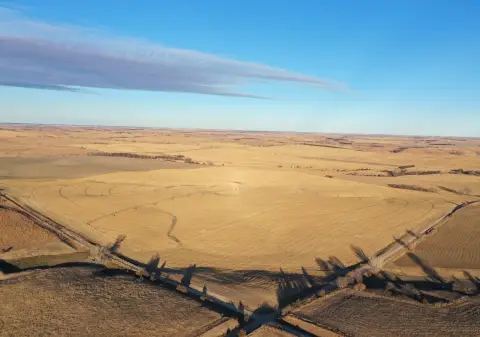 Irrigated Farmland Near Litchfield, Nebraska