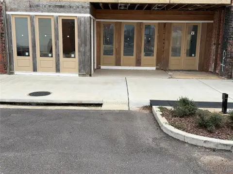 Retail Storefront with Adjacent Garden
