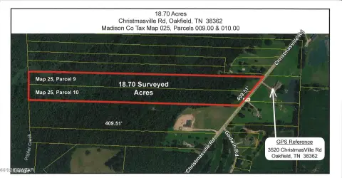 18.7 Acres on Christmasville Road