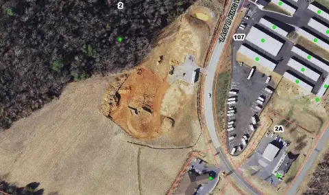 Commercial Land with Excavated Pad