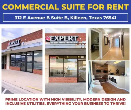 Downtown Killeen Office Space Available