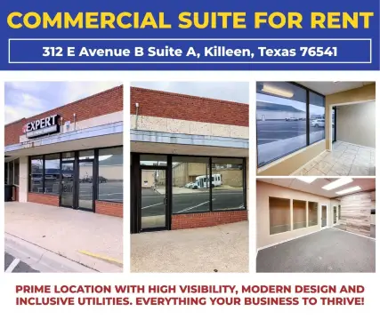 Downtown Killeen Office Space Available
