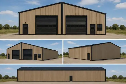 Two-Bay Warehouse Under Construction