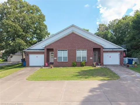 All-Brick Duplex with Patios