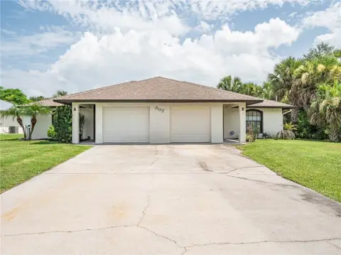 Creek-View Duplex with Garages