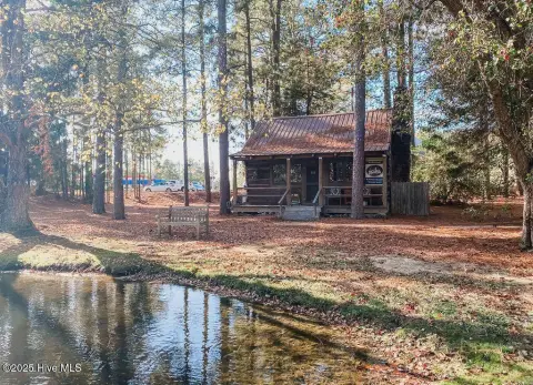 Unique Log Cabin Office Space