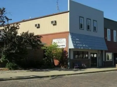 Mixed-Use Downtown Brick Building