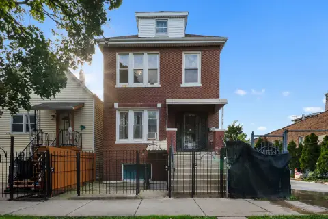 Brick Two-Flat with Garage