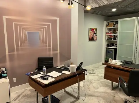 Office Suite with Marble Floors