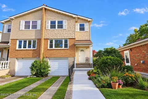 Duplex with Built-In Garage