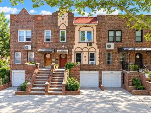Brick Two-Family Home With Garage