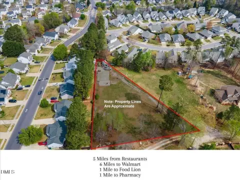 Partially Cleared Lot Near Raleigh