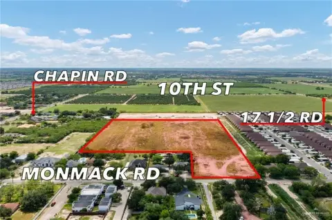 14 Acres in North Edinburg