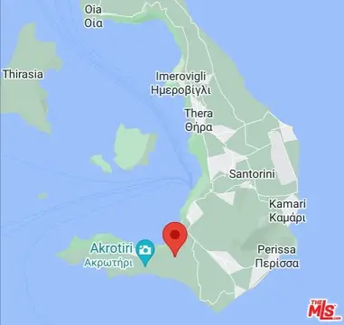 Santorini Land Near Caldera Beach