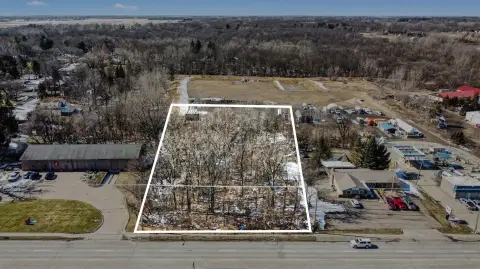 Commercial Land with Wooded Back Lot