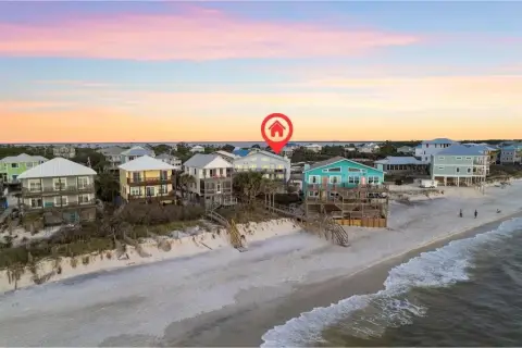 Coastal Cape-Style Home with Decks