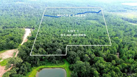 Wooded Waterfront Land with Creek