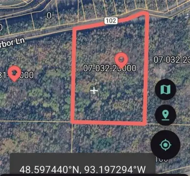 Land with Trees and Rock