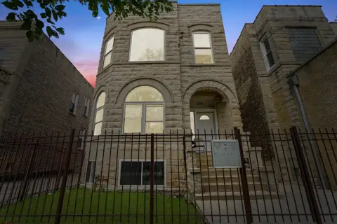 Rehabbed Greystone Two-Flat in Chicago