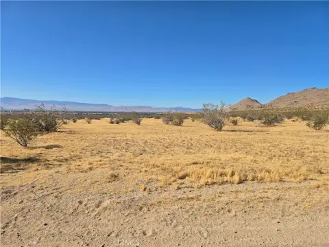 Flat Desert Land Parcel
