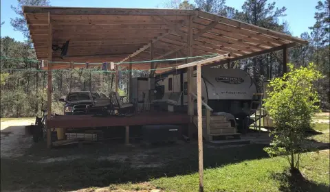 Poplarville Land with Camper and Utilities