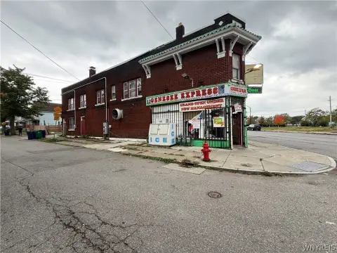 Mixed-Use Brick Building