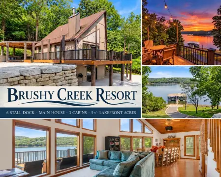 Waterfront Resort with Private Dock