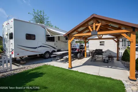 RV Park Lot with Concrete Pad