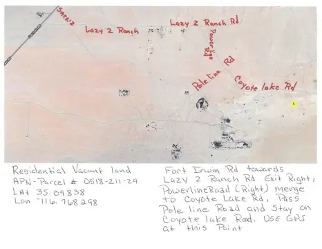 Barstow Land for Recreational Use