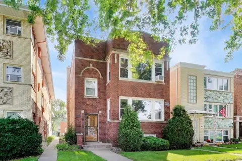 Brick Three-Flat Multifamily Property