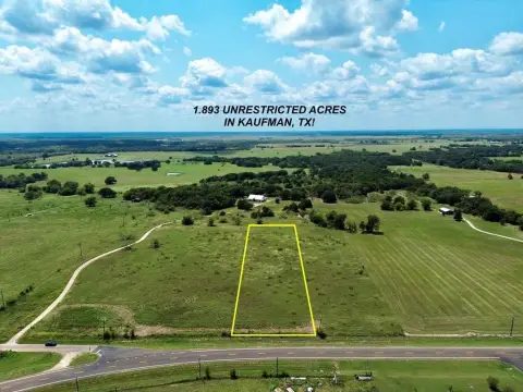 Unrestricted Land in Kaufman, Texas