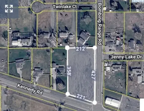 Graveled Commercial Land