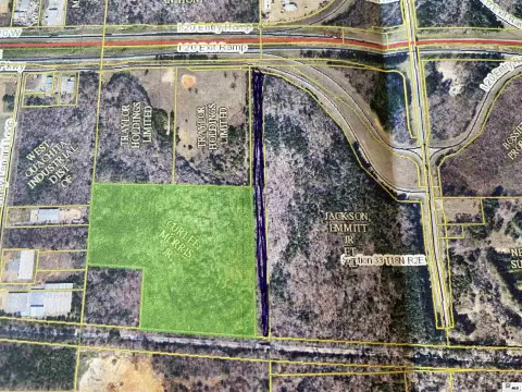 Mostly Wooded Industrial Land
