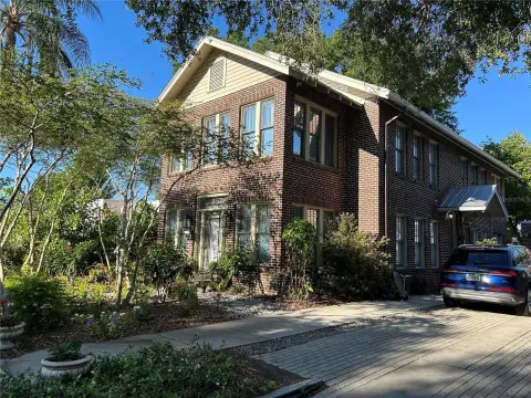 Brick Duplex with Two Entrances