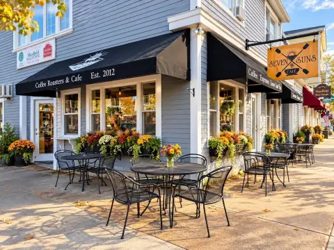 Cafe with Takeout Window