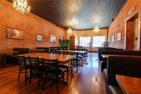 Restaurant with Wood-Fired Pizza Oven