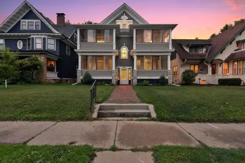 Fourplex with Three-Car Garage