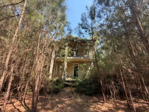 8 Acres with Abandoned Home