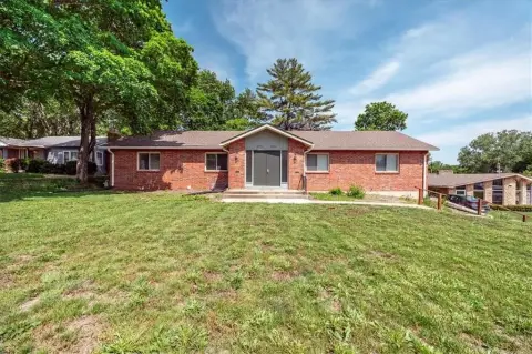 Brick Duplex with Side-Entry Garage