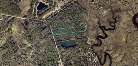 Wooded Land with Marsh Views