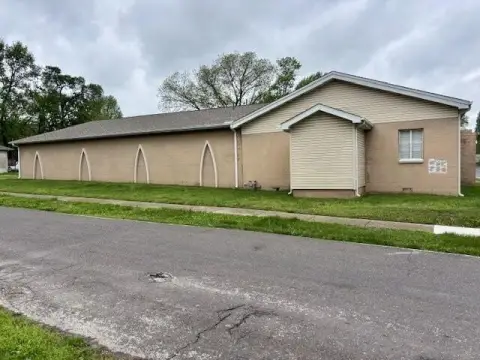 Church Building with Detached Garage
