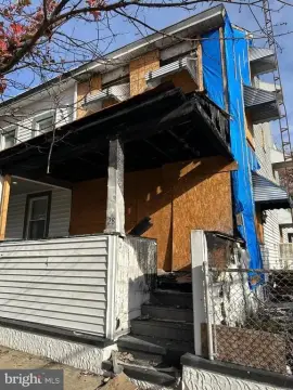 Fire-Damaged Single-Family Home