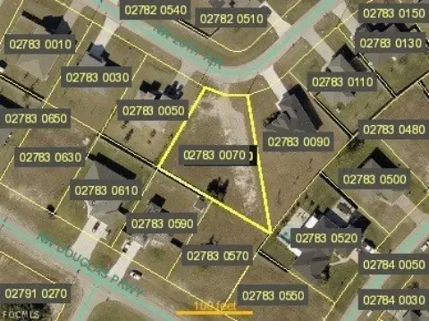 Oversized Corner Lot in Cape Coral