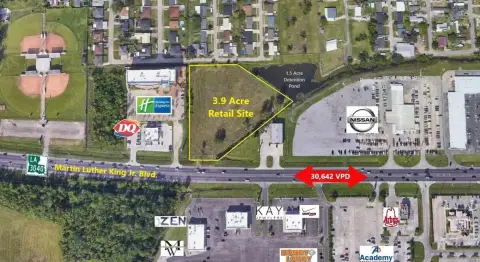 Commercial Land with Detention Facility