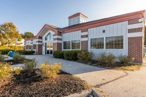 School Building with Classrooms