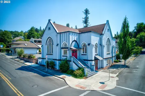 Historic Church with Stained Glass