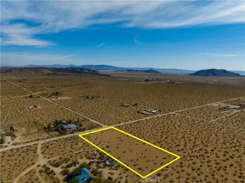 Flat Fenced Desert Land Parcel
