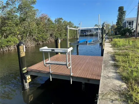 Waterfront Lot with Boat Lift