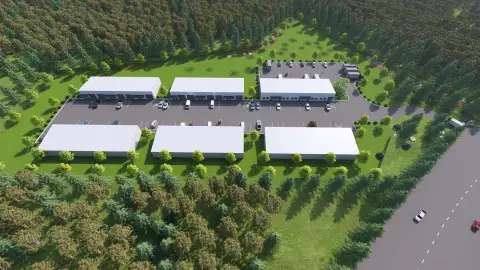 Flex Space with Overhead Door
