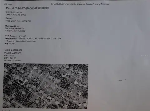 Vacant Land in Lake Placid